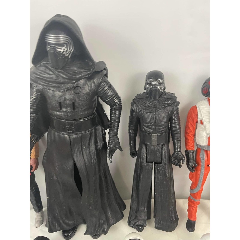 Set of 9 Star Wars Action Figures Kylo Ren Darth Vader Chewbacca Trooper - Picture 8 of 9